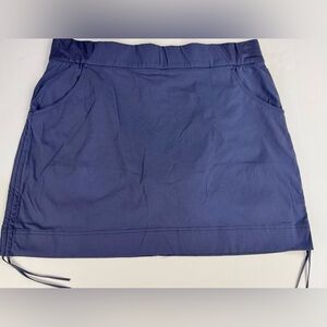 Columbia Women's All Seasons Ruched Athletic Skort Skirt Blue Size X-Large EUC